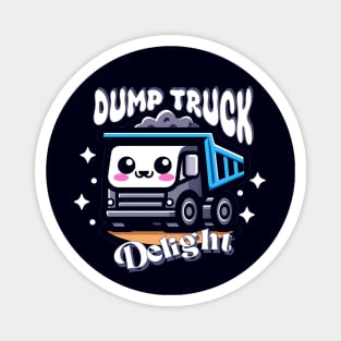 dump truck delight Magnet